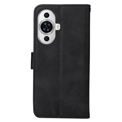 For Huawei nova 11 Wallet Case PU Leather  Calf Texture Flip Stand Phone Cover