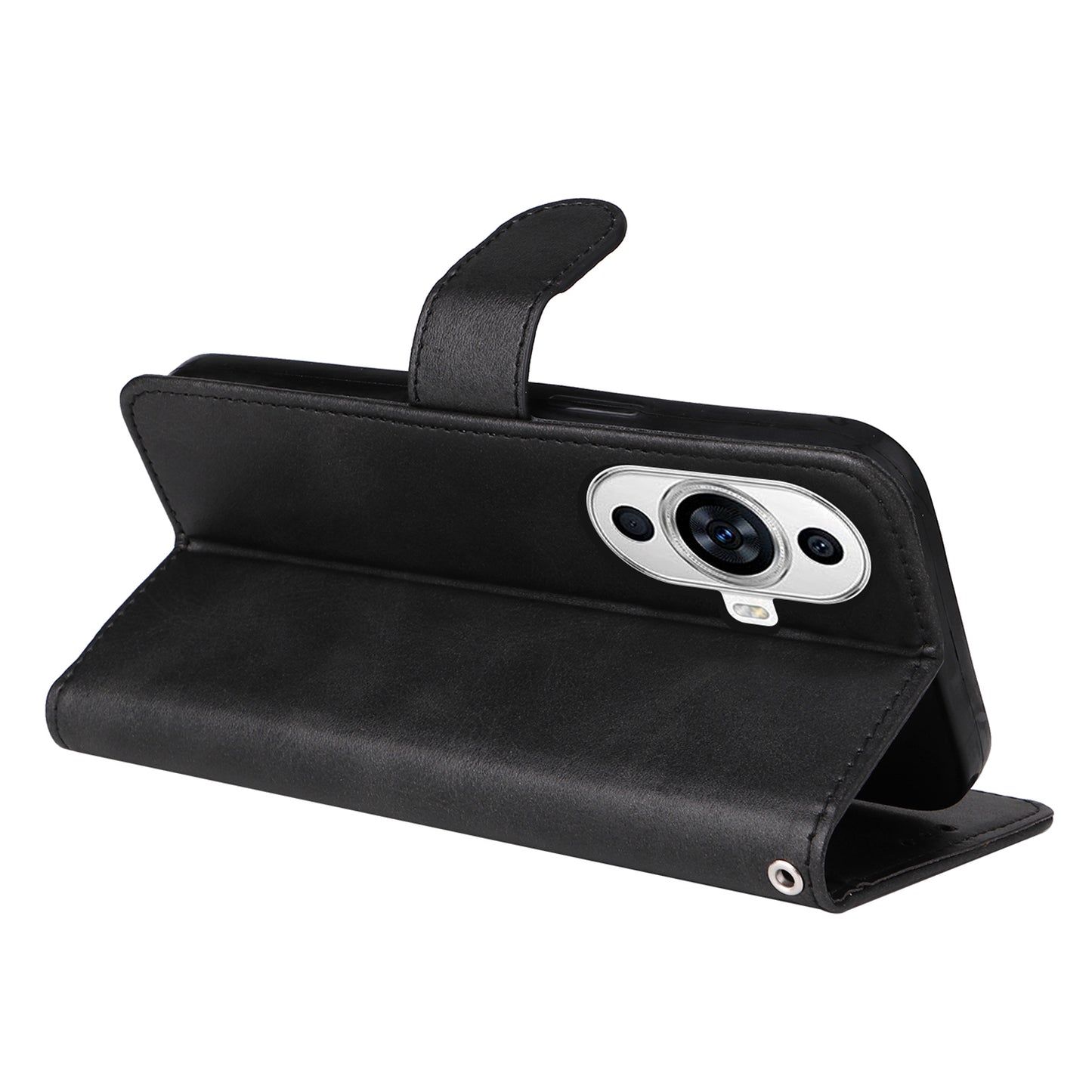 For Huawei nova 11 Wallet Case PU Leather  Calf Texture Flip Stand Phone Cover