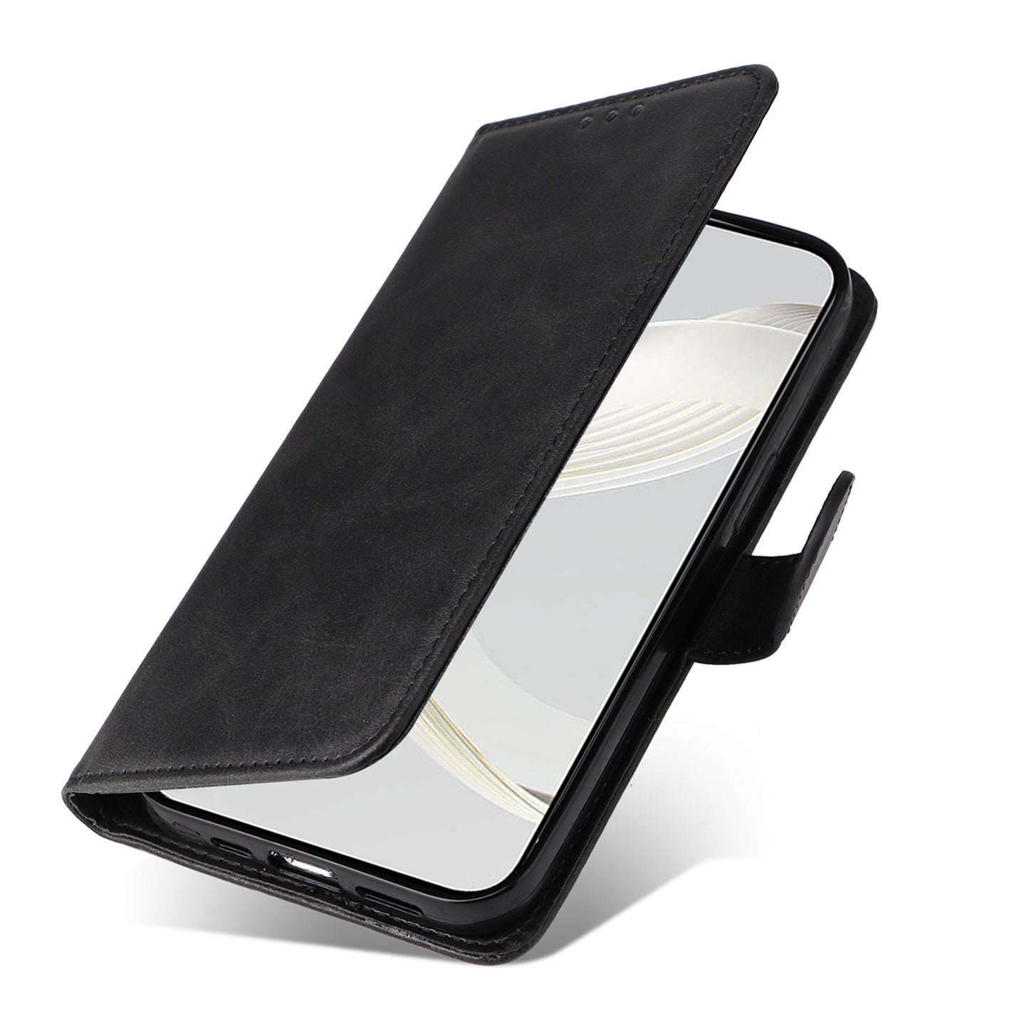 For Huawei nova 11 Wallet Case PU Leather  Calf Texture Flip Stand Phone Cover