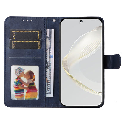 For Huawei nova 11 Wallet Case PU Leather  Calf Texture Flip Stand Phone Cover