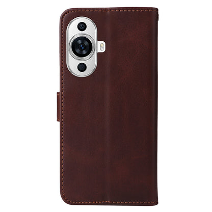 For Huawei nova 11 Wallet Case PU Leather  Calf Texture Flip Stand Phone Cover