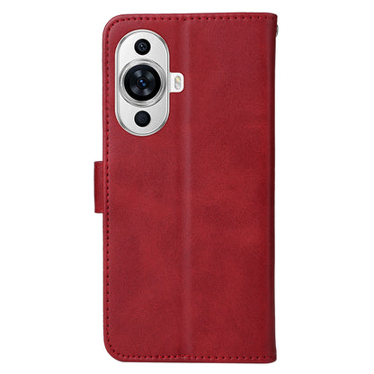 For Huawei nova 11 Wallet Case PU Leather  Calf Texture Flip Stand Phone Cover