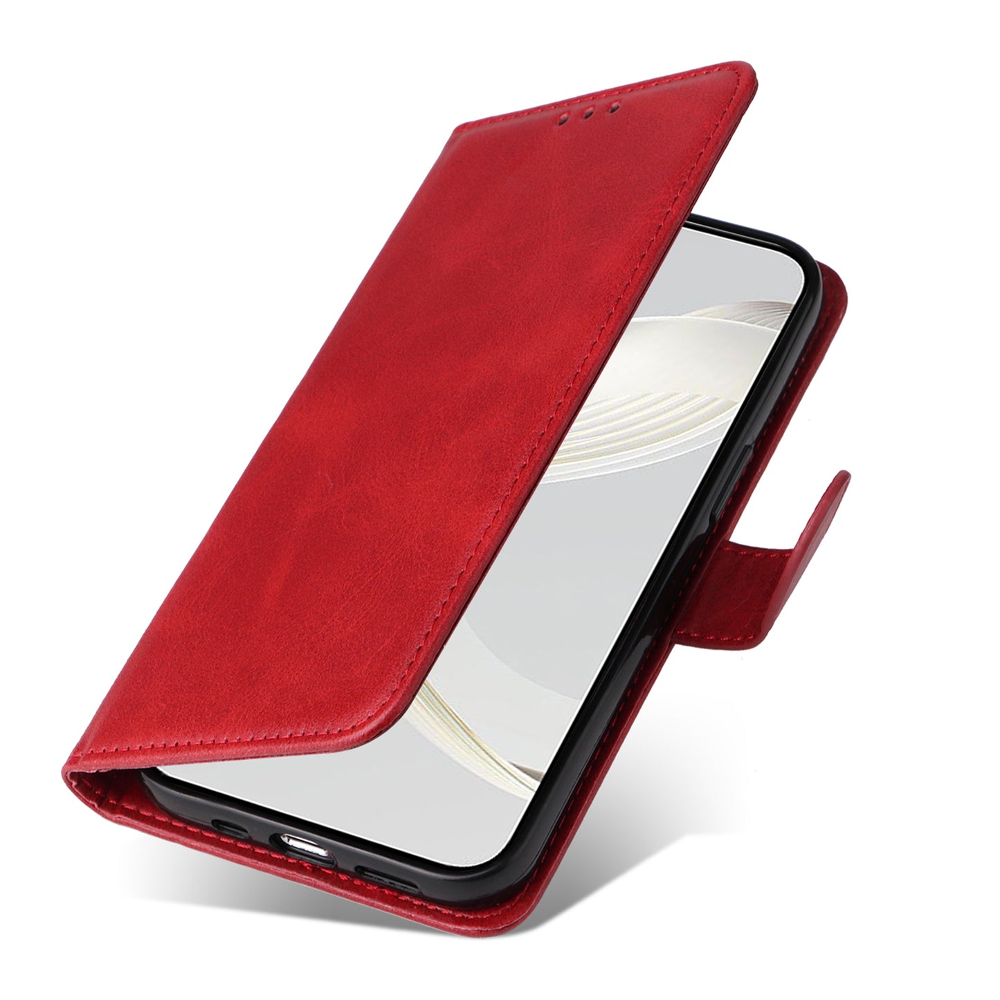 For Huawei nova 11 Wallet Case PU Leather  Calf Texture Flip Stand Phone Cover