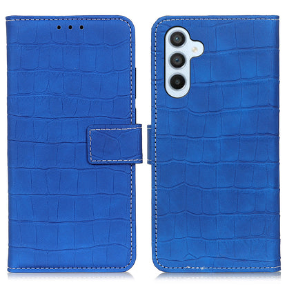 For Samsung Galaxy M54 5G / F54 5G Leather Phone Case Stand Crocodile Texture Phone Wallet Cover