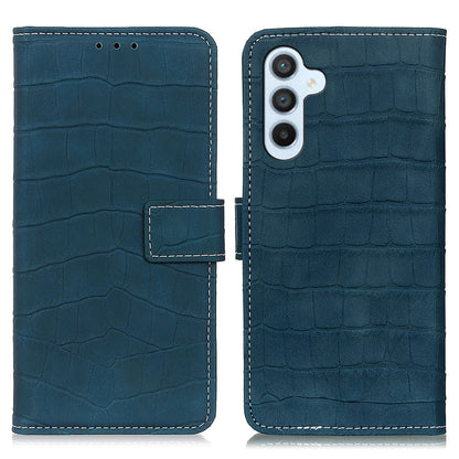 For Samsung Galaxy M54 5G / F54 5G Leather Phone Case Stand Crocodile Texture Phone Wallet Cover