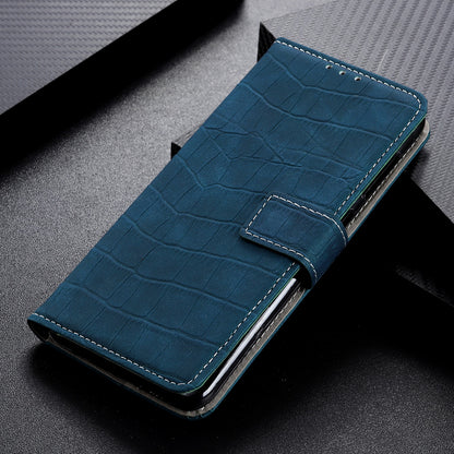 For Samsung Galaxy M54 5G / F54 5G Leather Phone Case Stand Crocodile Texture Phone Wallet Cover