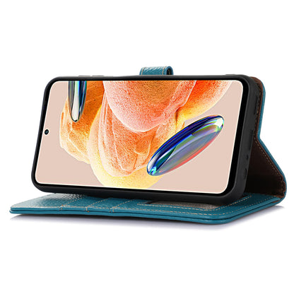 RFID Blocking Phone Case for Xiaomi 13 Ultra , Genuine Cow Leather Cover with Wallet Stand