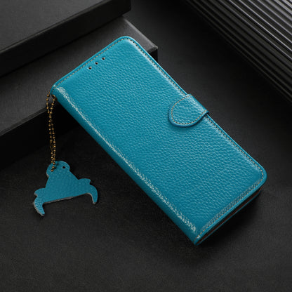 RFID Blocking Phone Case for Xiaomi 13 Ultra , Genuine Cow Leather Cover with Wallet Stand