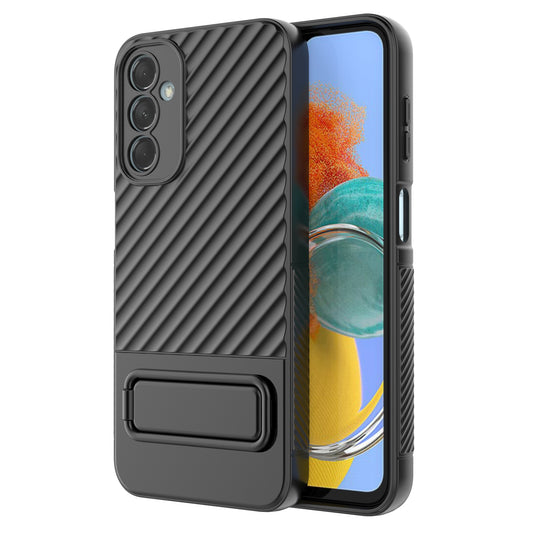 For Samsung Galaxy M14 5G Flexible TPU Phone Case Hidden Kickstand Phone Cover