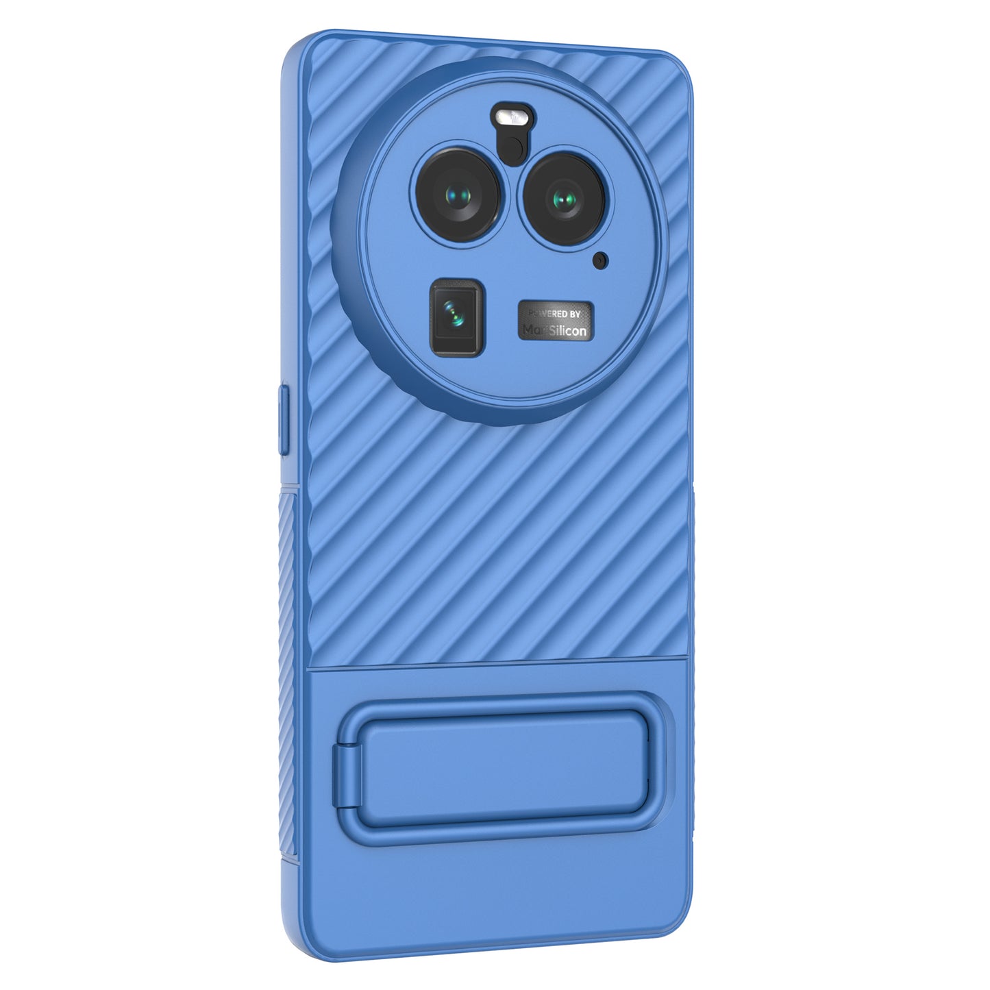 For Oppo Find X6 Pro Kickstand TPU Back Cover Anti-drop Phone Case