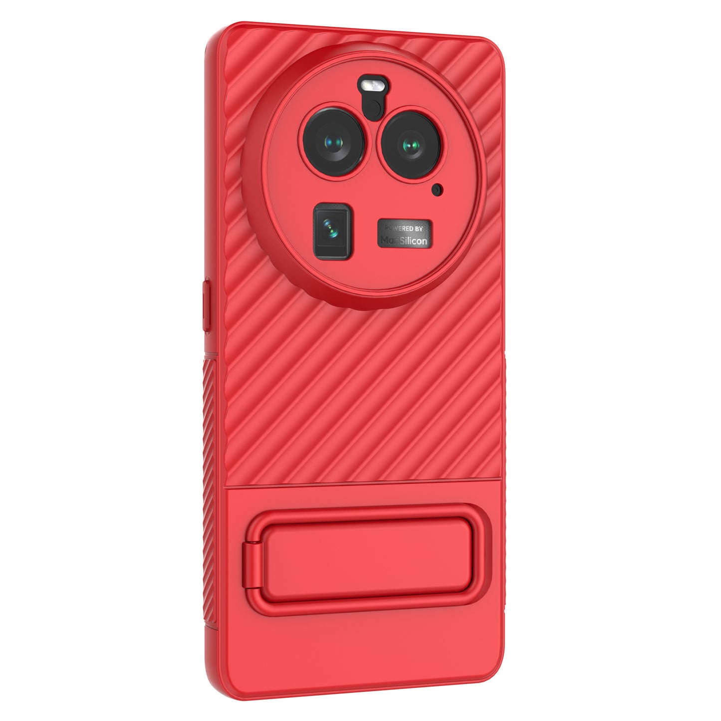 For Oppo Find X6 Pro Kickstand TPU Back Cover Anti-drop Phone Case