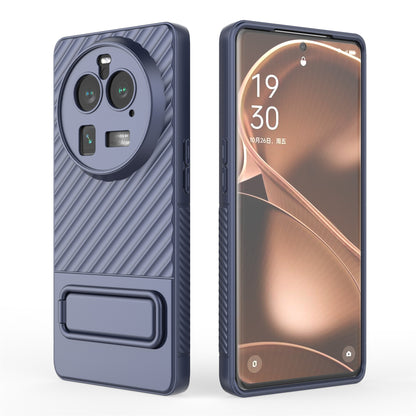 For Oppo Find X6 Pro Kickstand TPU Back Cover Anti-drop Phone Case