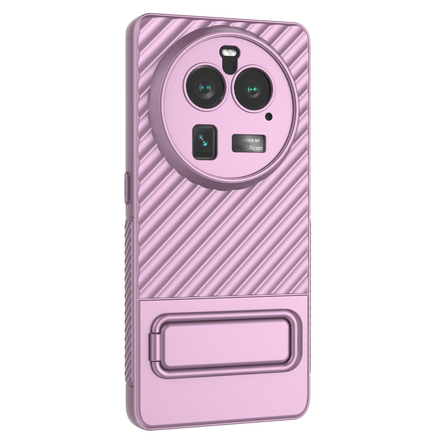 For Oppo Find X6 Pro Kickstand TPU Back Cover Anti-drop Phone Case