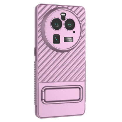 For Oppo Find X6 Pro Kickstand TPU Back Cover Anti-drop Phone Case