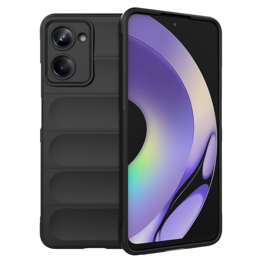 For Realme 10 Pro 5G Rugged Phone Case Shock-absorption Flexible TPU Back Cover