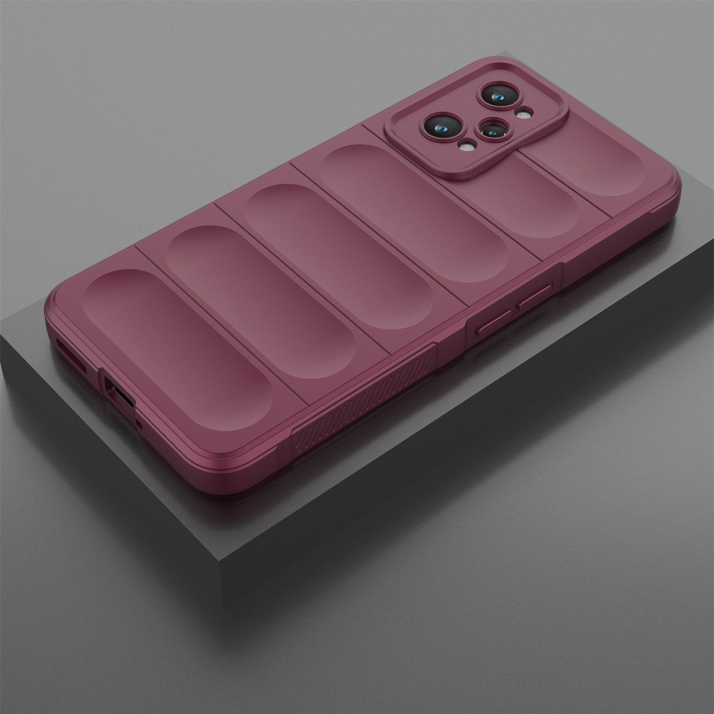 For Realme GT2 Soft TPU Rugged Phone Case Drop-Proof Protective Cover