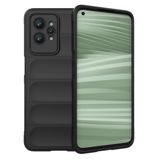 For Realme GT2 Pro Rugged Back Phone Case Shock-Absorption Flexible TPU Cover