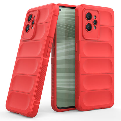For Realme GT2 Pro Rugged Back Phone Case Shock-Absorption Flexible TPU Cover
