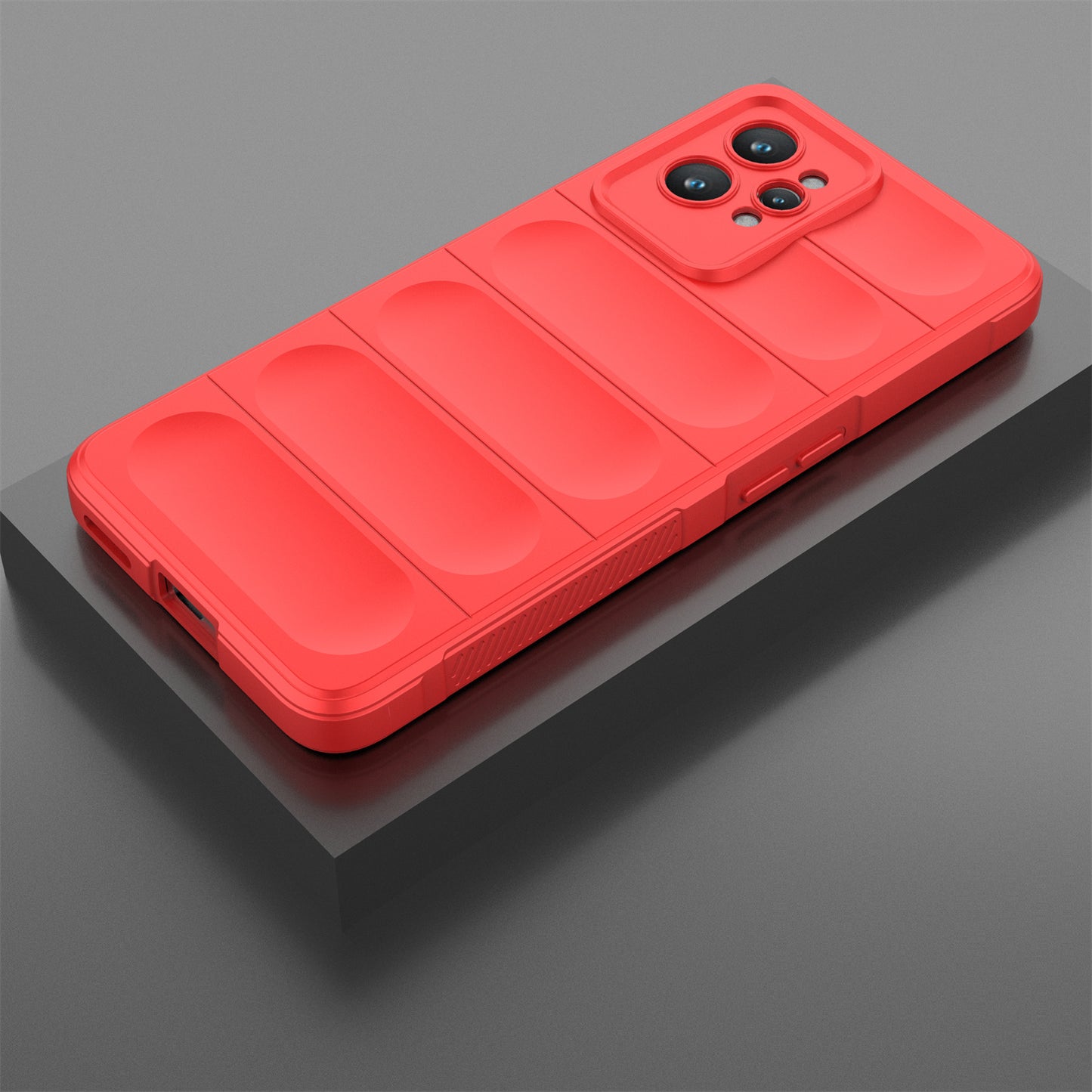 For Realme GT2 Pro Rugged Back Phone Case Shock-Absorption Flexible TPU Cover