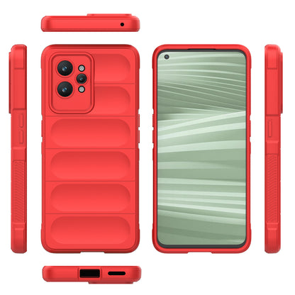 For Realme GT2 Pro Rugged Back Phone Case Shock-Absorption Flexible TPU Cover
