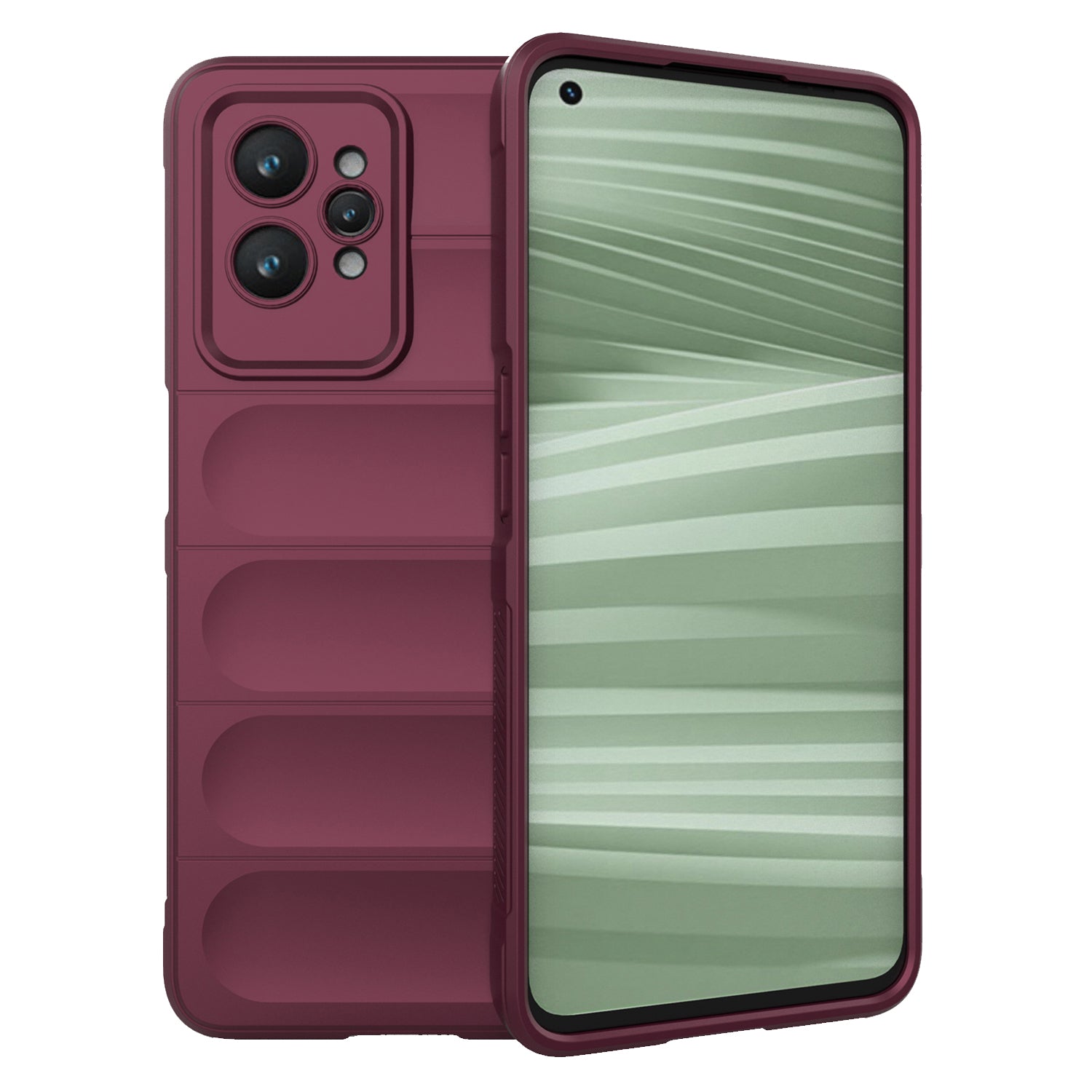 For Realme GT2 Pro Rugged Back Phone Case Shock-Absorption Flexible TPU Cover