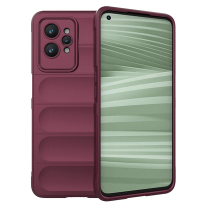 For Realme GT2 Pro Rugged Back Phone Case Shock-Absorption Flexible TPU Cover
