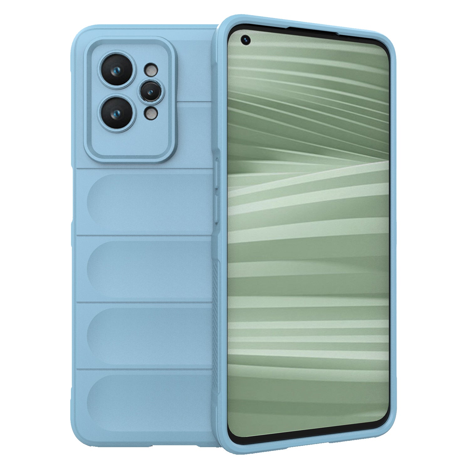 For Realme GT2 Pro Rugged Back Phone Case Shock-Absorption Flexible TPU Cover