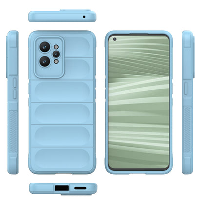 For Realme GT2 Pro Rugged Back Phone Case Shock-Absorption Flexible TPU Cover