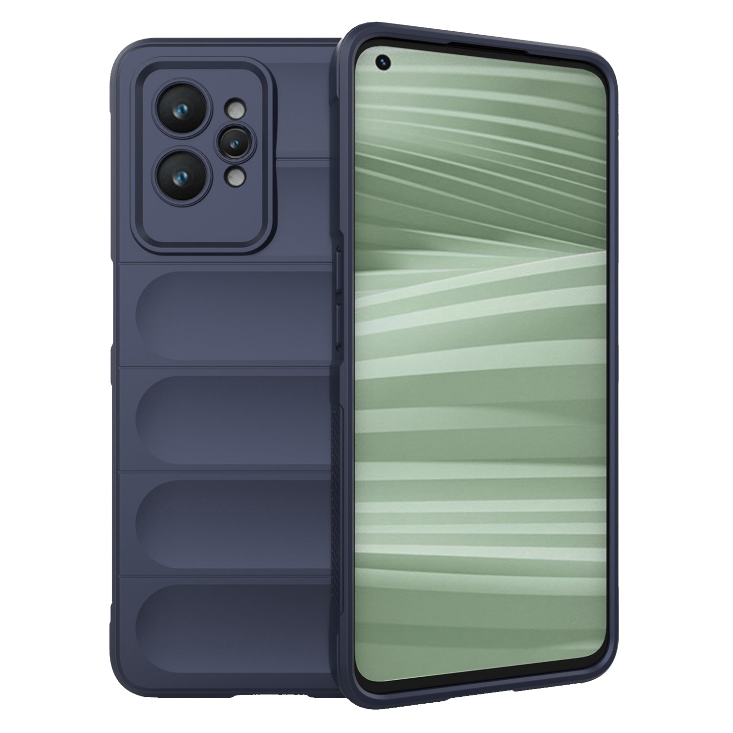 For Realme GT2 Pro Rugged Back Phone Case Shock-Absorption Flexible TPU Cover