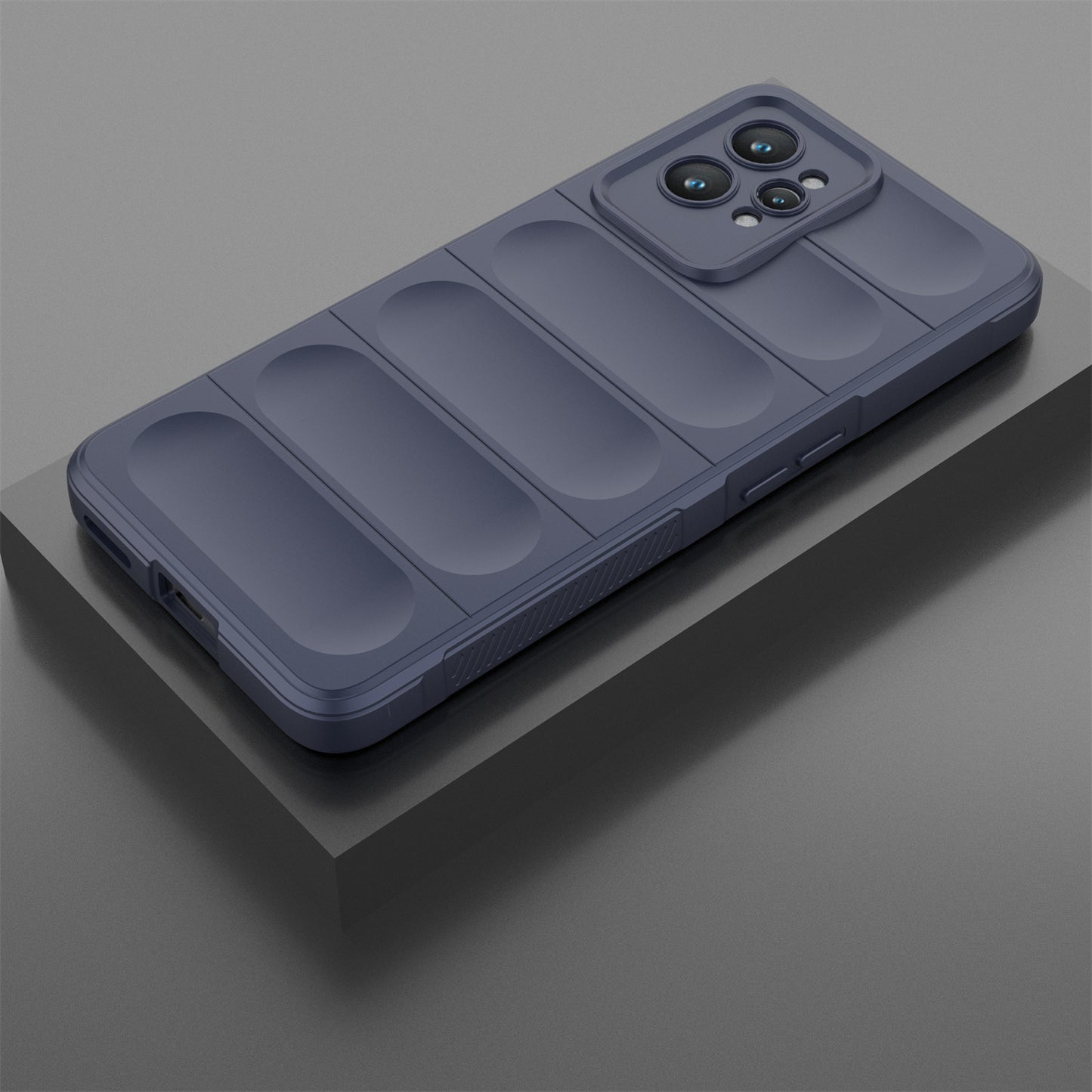 For Realme GT2 Pro Rugged Back Phone Case Shock-Absorption Flexible TPU Cover