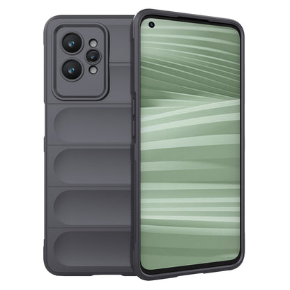 For Realme GT2 Pro Rugged Back Phone Case Shock-Absorption Flexible TPU Cover