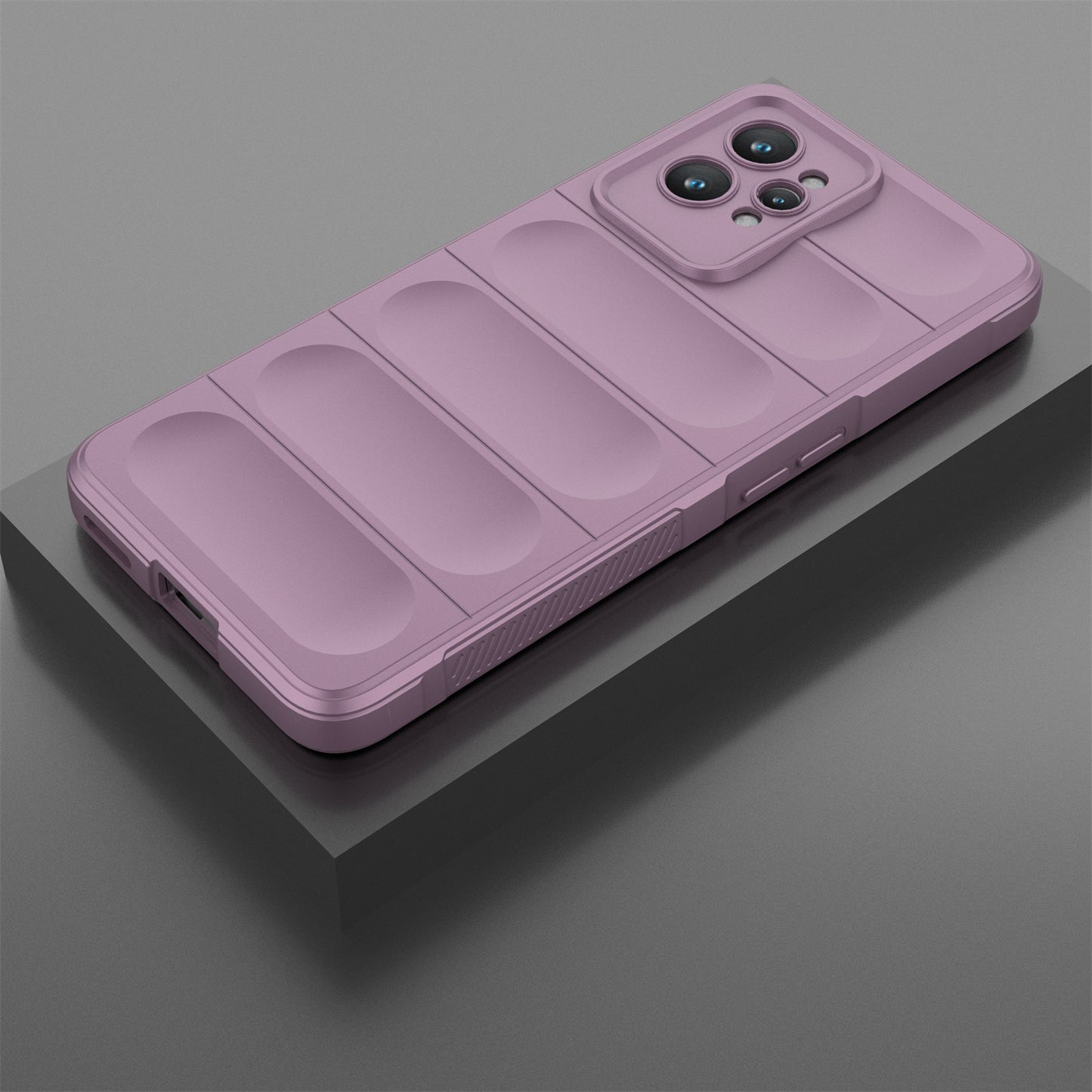 For Realme GT2 Pro Rugged Back Phone Case Shock-Absorption Flexible TPU Cover