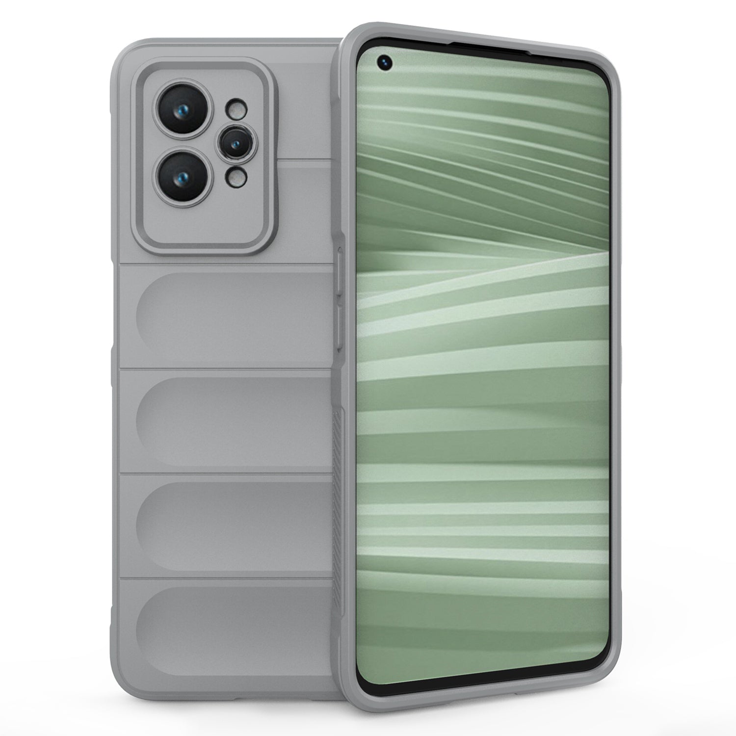 For Realme GT2 Pro Rugged Back Phone Case Shock-Absorption Flexible TPU Cover
