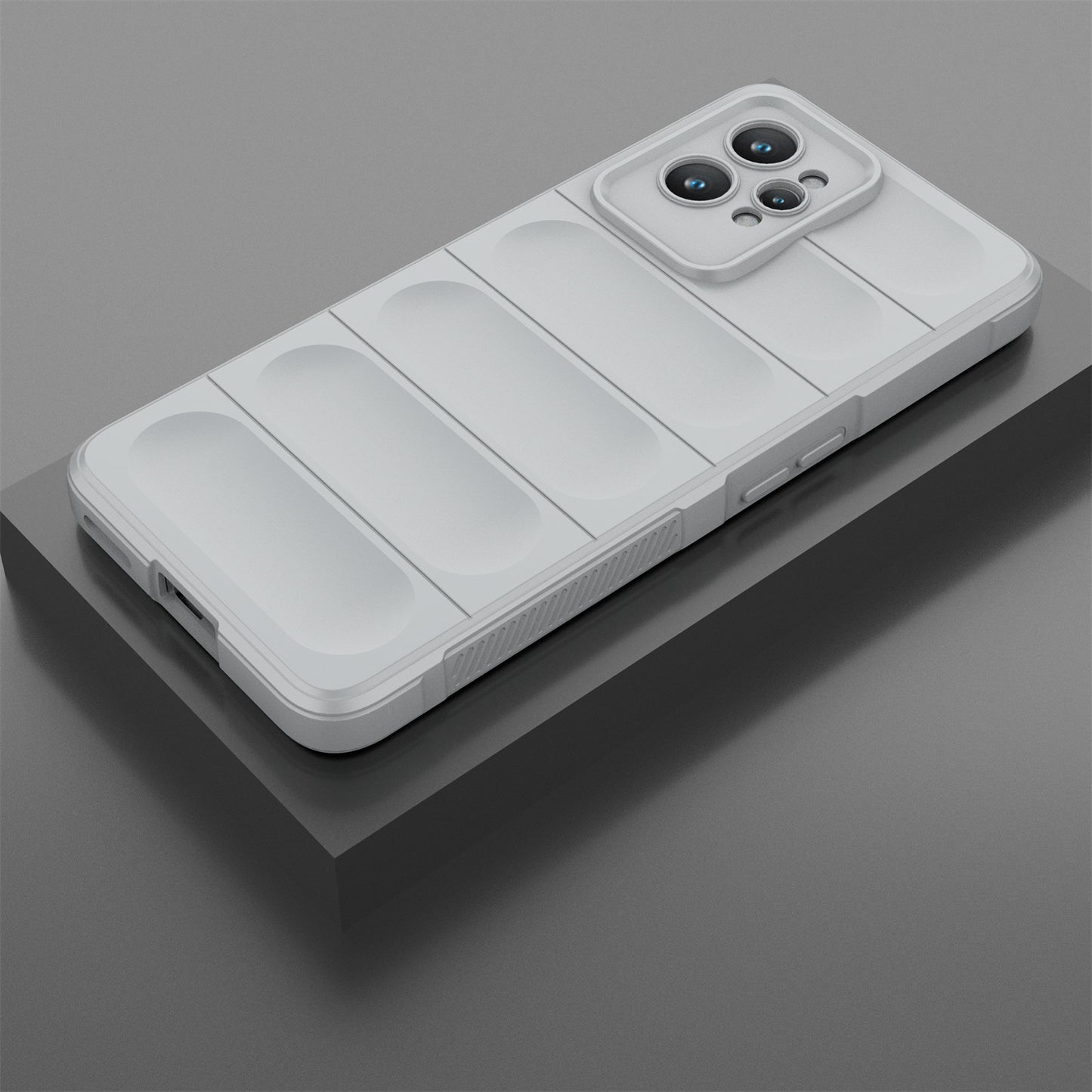For Realme GT2 Pro Rugged Back Phone Case Shock-Absorption Flexible TPU Cover
