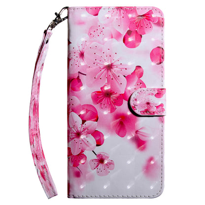 For Honor Magic5 Lite 5G / X40 5G / X9a 5G 3D Pattern Printing PU Leather Wallet Cover Phone Shell with Strap