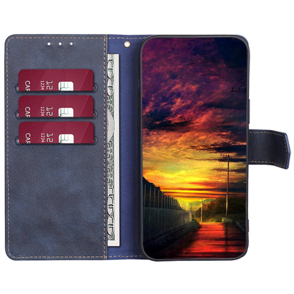 RFID Blocking Phone Case for Nokia G22 , Wallet Stand Cowhide Texture Leather Phone Cover