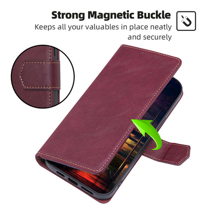 RFID Blocking Phone Case for Nokia G22 , Wallet Stand Cowhide Texture Leather Phone Cover