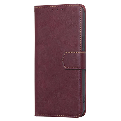 RFID Blocking Phone Case for Nokia G22 , Wallet Stand Cowhide Texture Leather Phone Cover