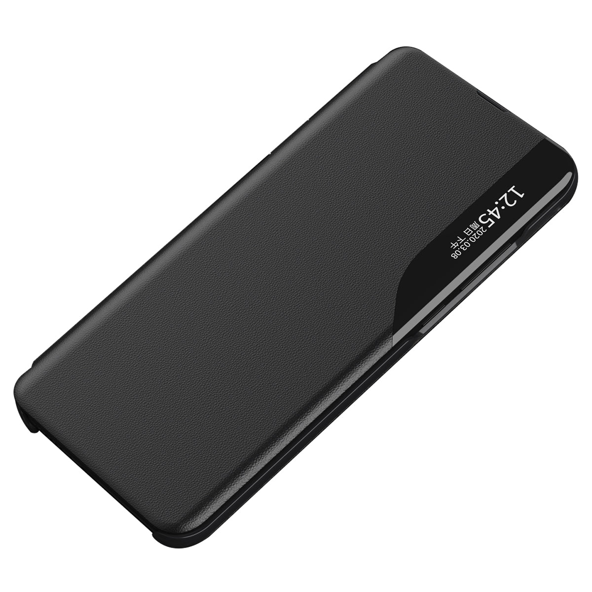 For Samsung Galaxy M14 5G View Window Phone Case PU Leather Phone Stand Cover