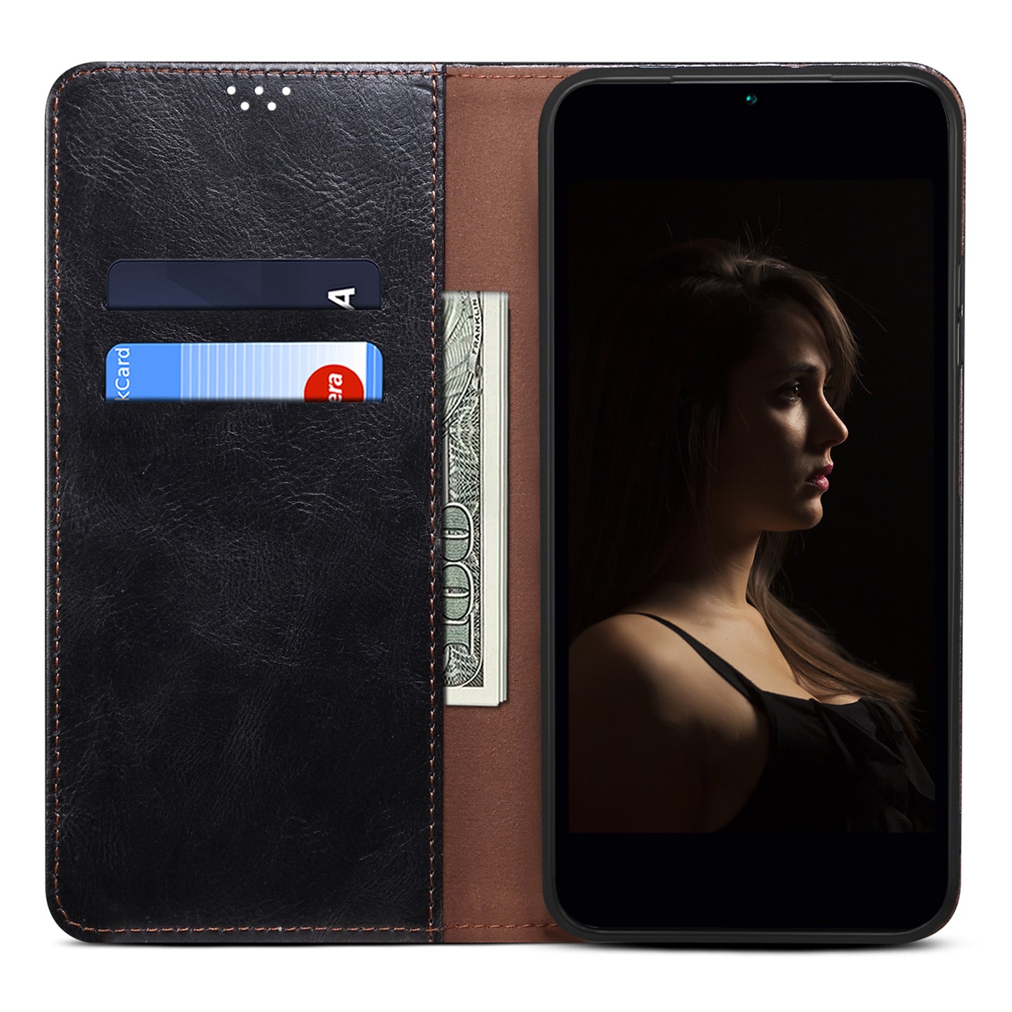 For Huawei nova 11 Pro / nova 11 Ultra Waxy Crazy Horse Texture Phone Cover Stand Wallet PU Leather Cell Phone Case