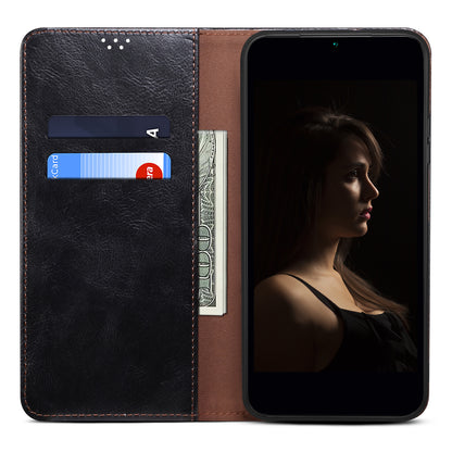 For Huawei nova 11 Pro / nova 11 Ultra Waxy Crazy Horse Texture Phone Cover Stand Wallet PU Leather Cell Phone Case