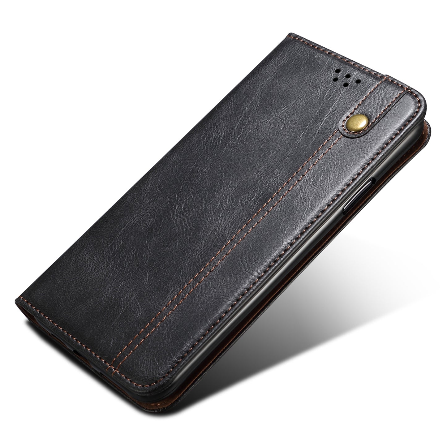 For Huawei nova 11 Pro / nova 11 Ultra Waxy Crazy Horse Texture Phone Cover Stand Wallet PU Leather Cell Phone Case