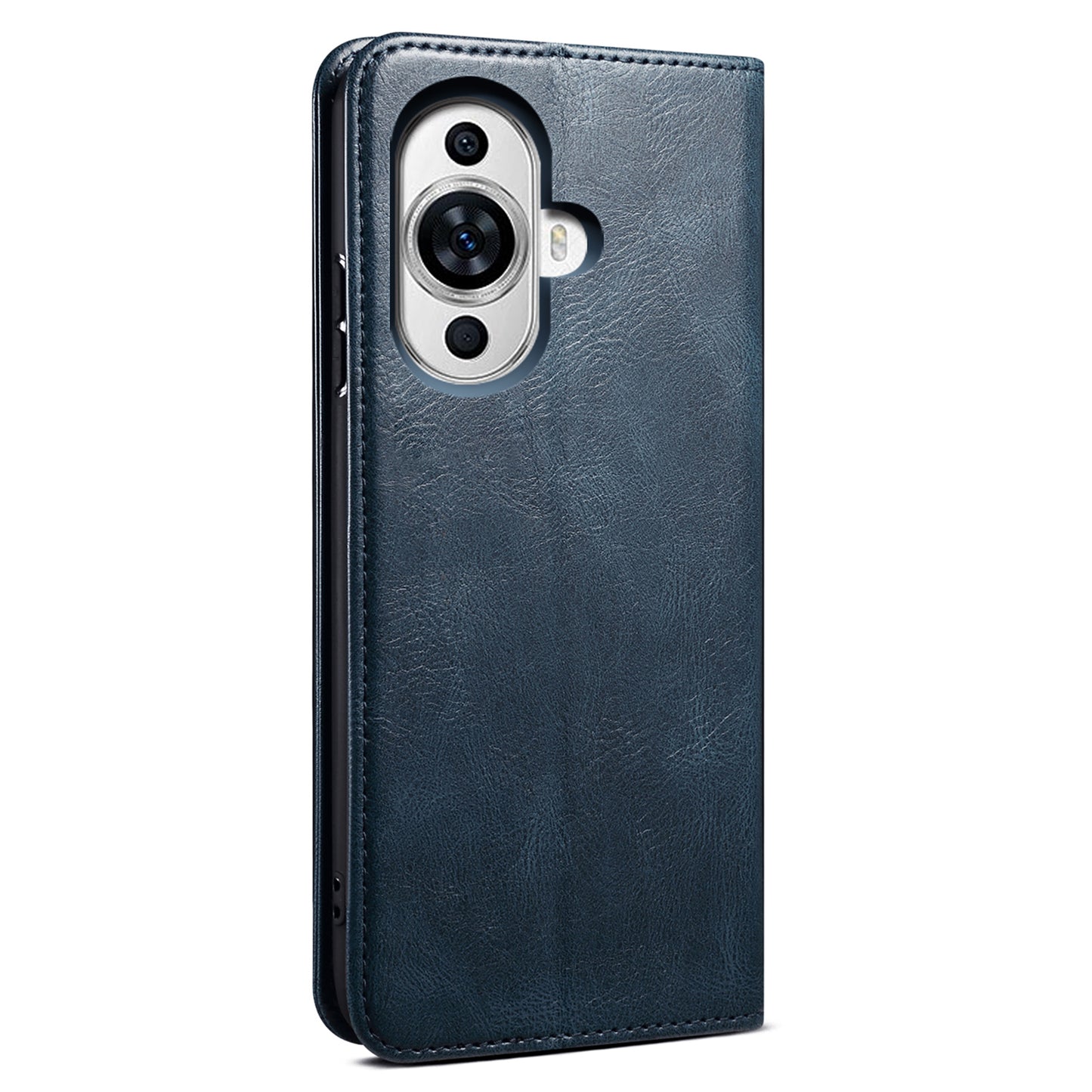 For Huawei nova 11 Pro / nova 11 Ultra Waxy Crazy Horse Texture Phone Cover Stand Wallet PU Leather Cell Phone Case