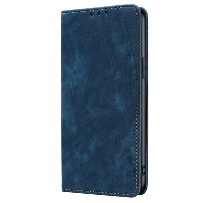 Textured Phone Cover for Samsung Galaxy M14 5G , Stand RFID Blocking Wallet Magnetic Leather Flip Case