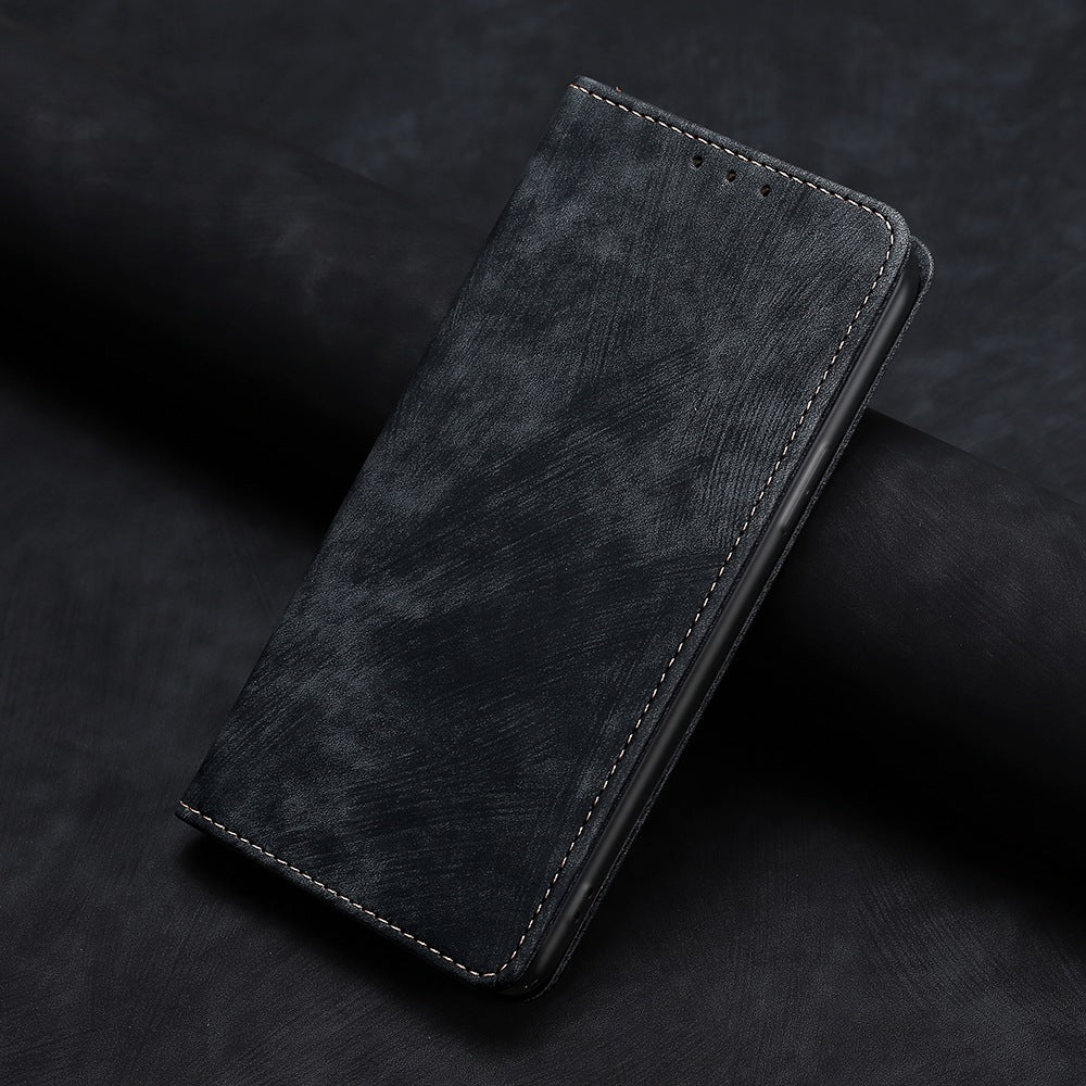 RFID Blocking Cover for Tecno Spark 10 4G Shell with Stand Wallet PU Leather Bump Proof Cellphone Case
