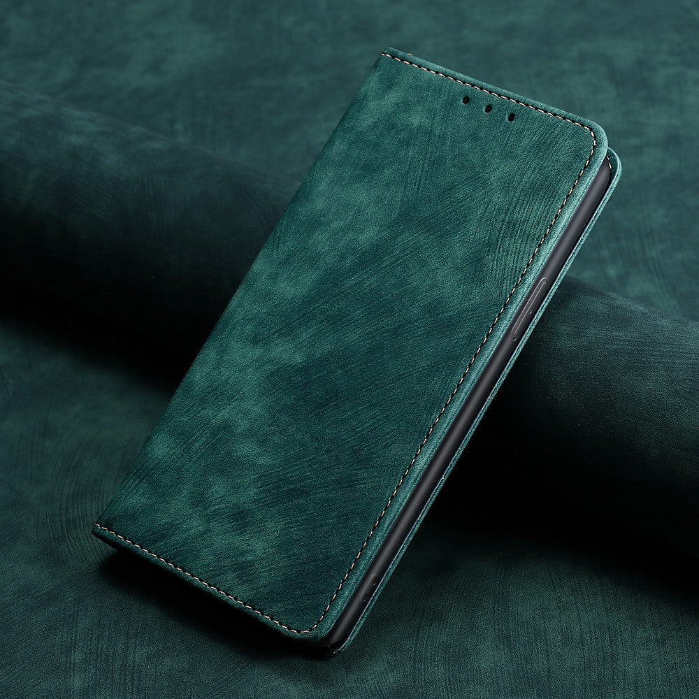 RFID Blocking Cover for Tecno Spark 10 4G Shell with Stand Wallet PU Leather Bump Proof Cellphone Case