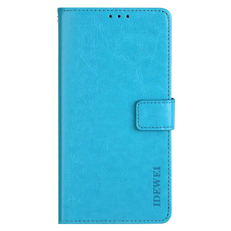 IDEWEI For Realme narzo N55 4G Wallet Phone Case Crazy Horse Texture PU Leather Flip Cover with Stand