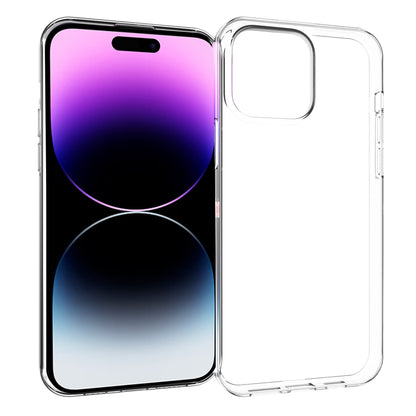 For iPhone 15 Pro Max Watermark-Free TPU Cell Phone Case Glossy Drop Resistant Mobile Phone Cover Shell