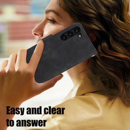 For Samsung Galaxy S23 Ultra Phone Case Multiple Card Slots Rhombus Wallet Phone Shell PU Leather Flip Cover