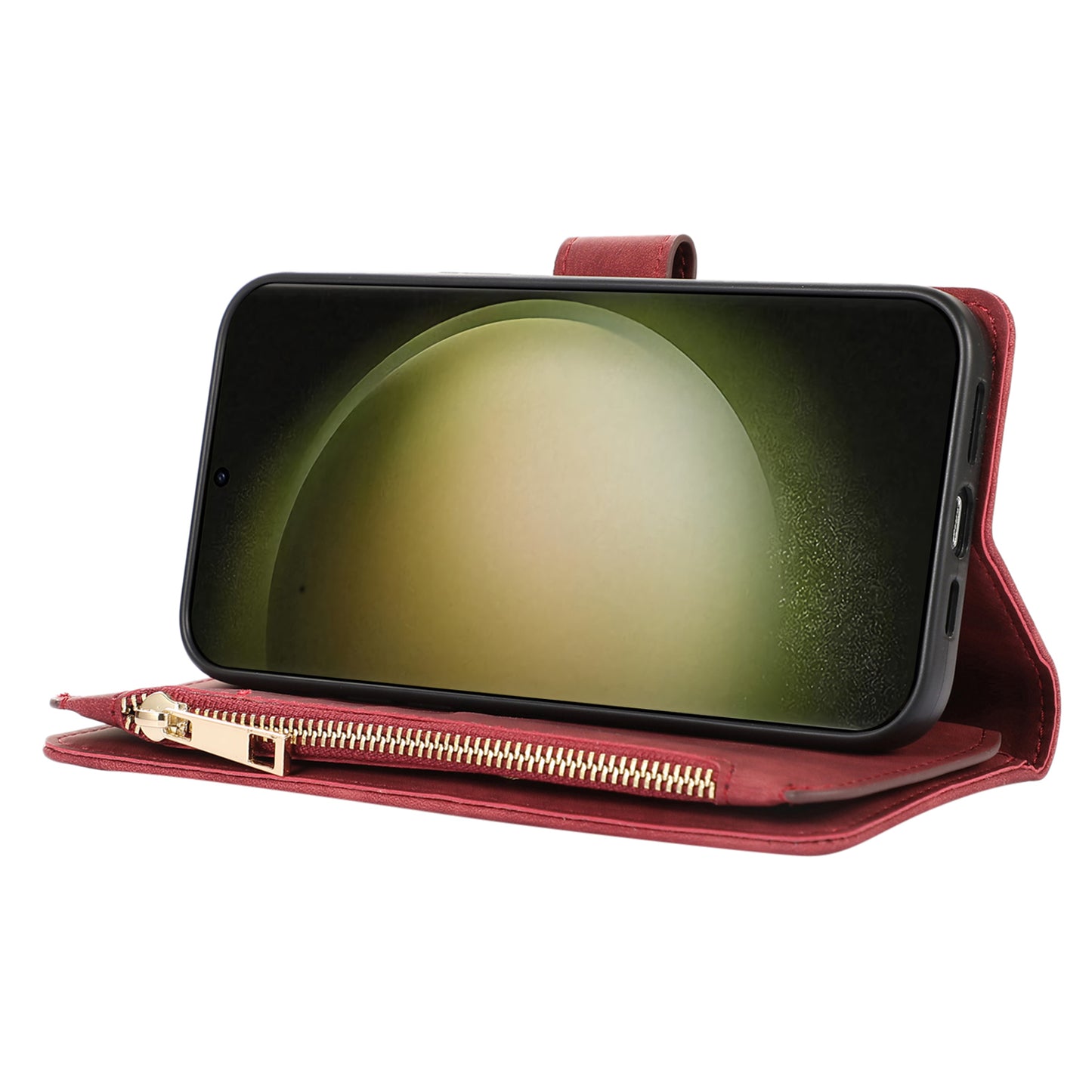 For Samsung Galaxy S23 Ultra Phone Case Multiple Card Slots Rhombus Wallet Phone Shell PU Leather Flip Cover